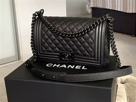 boy chanel 28|Chanel black handbags.